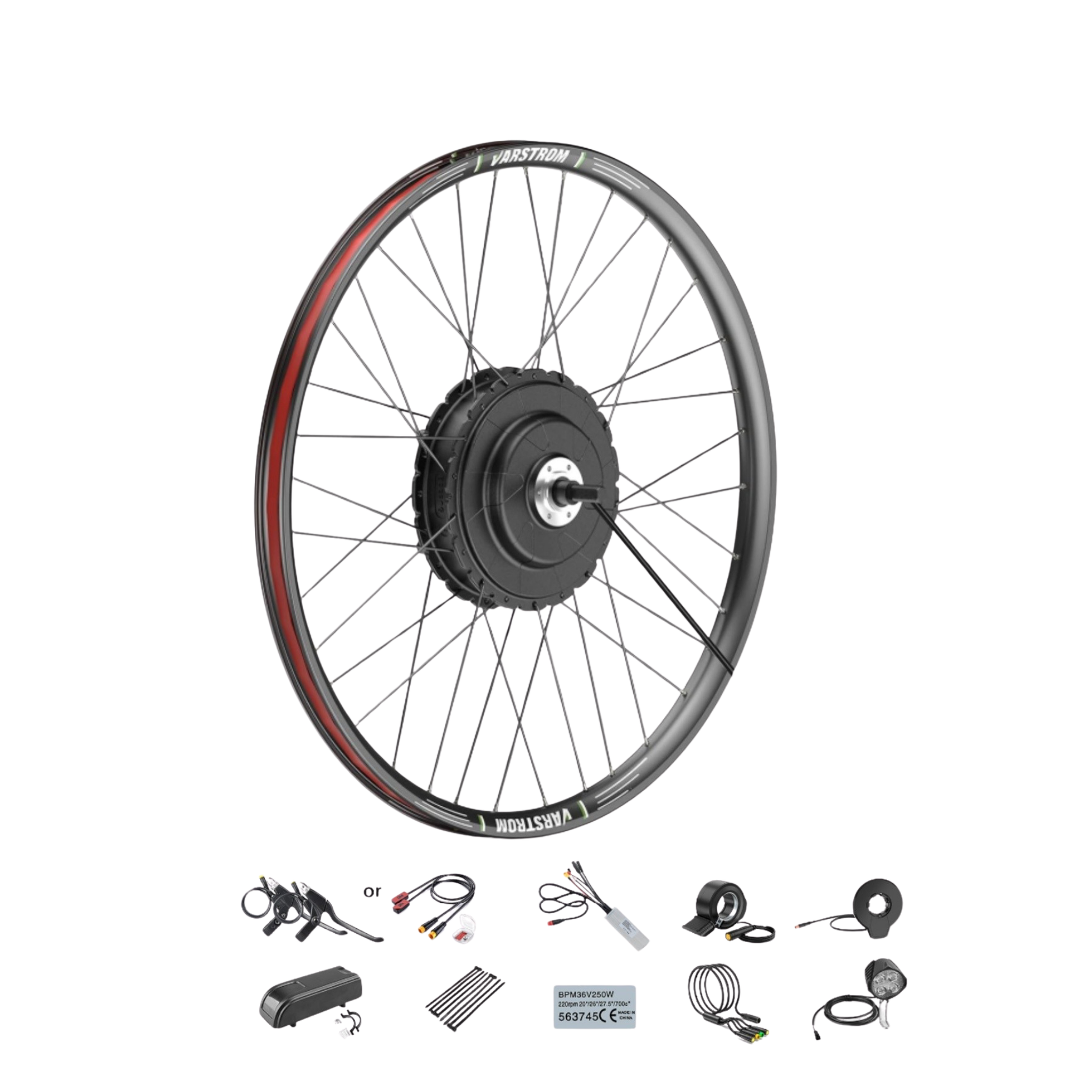 Bafang G062 1000W 48V Rear Hub E-Bike Conversion Kit 175mm dropout 20", 26"-1
