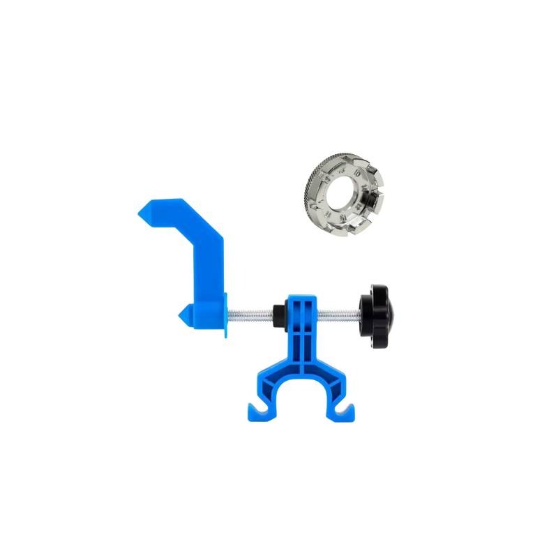 Bike Wheel Truing Tool & Spoke Adjuster – Frame Mounted Alignment Tool-1