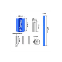 Bike Star Nut Setter Tool Kit 🔧 | Extended Fork Steerer Installation Tool-3