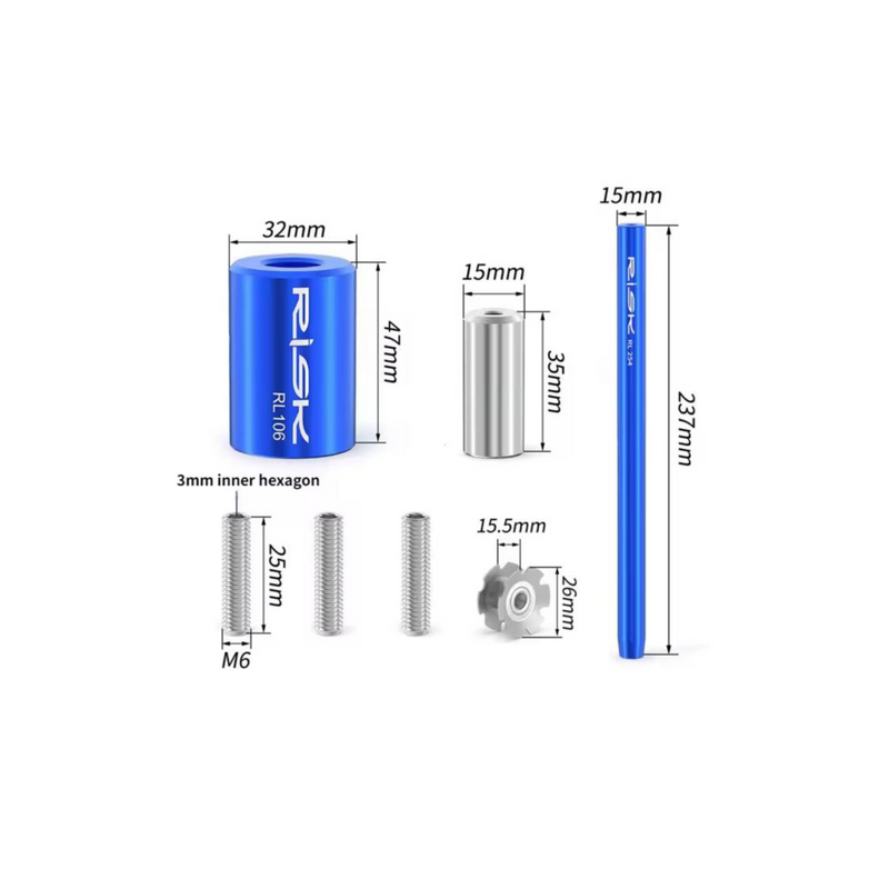 Bike Star Nut Setter Tool Kit 🔧 | Extended Fork Steerer Installation Tool-3