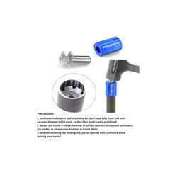 Bike Star Nut Setter Tool Kit 🔧 | Extended Fork Steerer Installation Tool-4