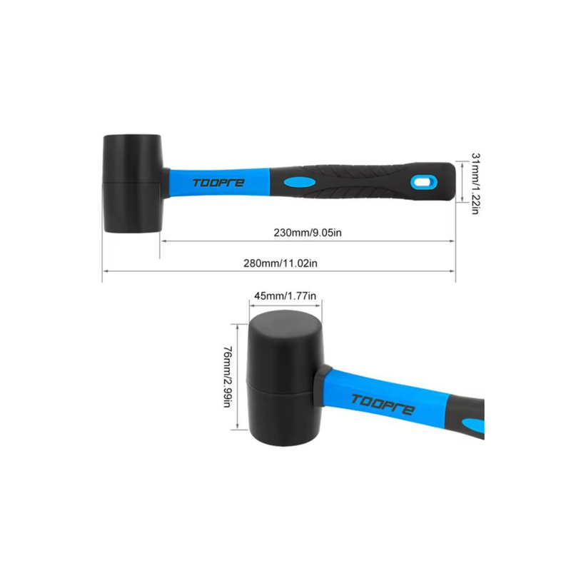 Rubber Mallet 🔨 | Soft Face Hammer for Bike & Workshop Use-3