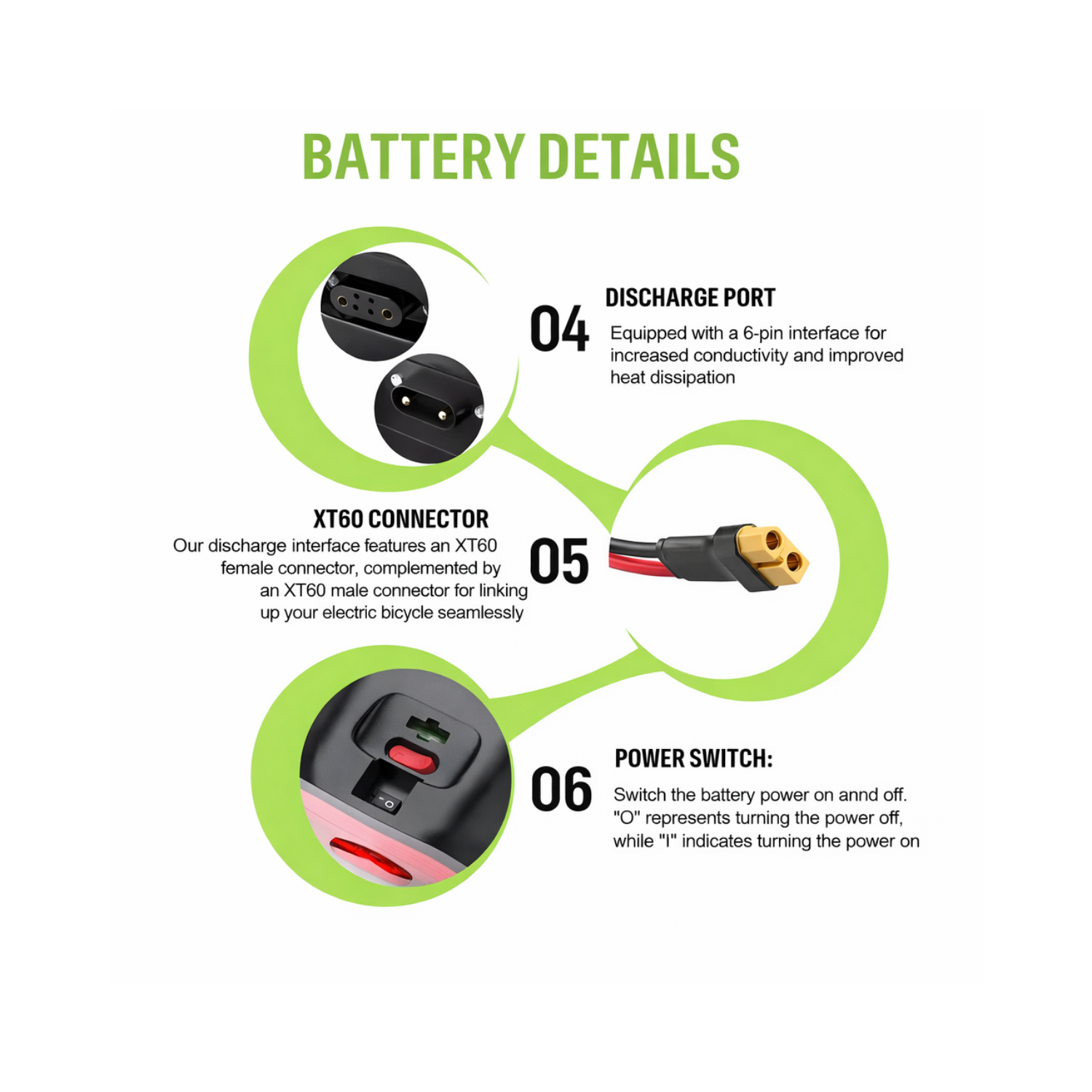 36V 20.8Ah Rear Rack E-Bike Battery-3