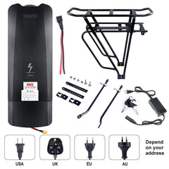 36V 20.8Ah Rear rack E-Bike Battery-3