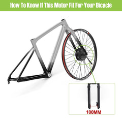 JYLT 1000W 48V Front Hub E-Bike Conversion Kit 27.5" 700C-2