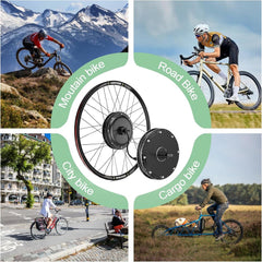 JYLT 1000W 48V Rear Hub E-Bike Conversion Kit 27.5" 700C-10