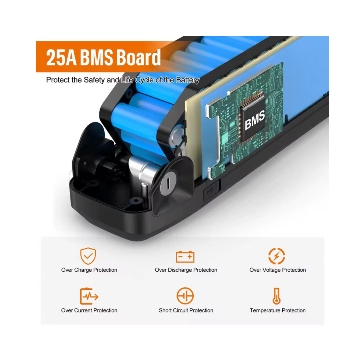 48V 13Ah E-Bike Battery