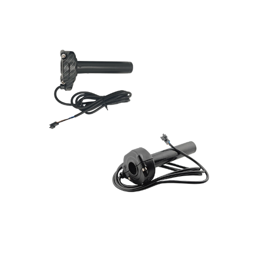Sur-Ron Style Twist Throttle ⚡ | SM Connector E-Bike Conversion Throttle (Carbon/Black)-1