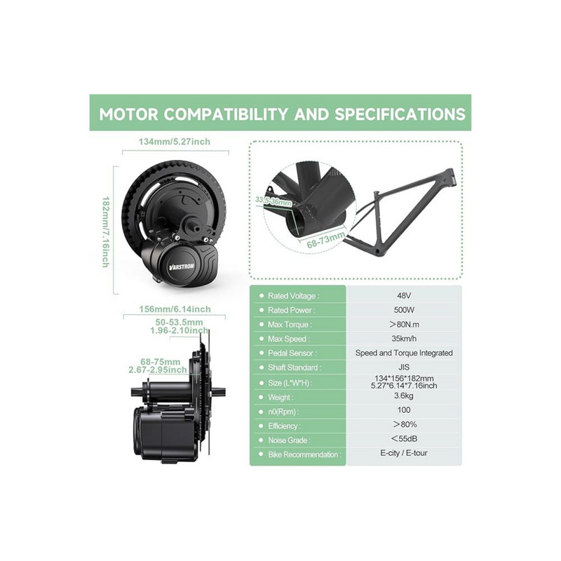 Varstrom TSDZ2B 48V500W-7