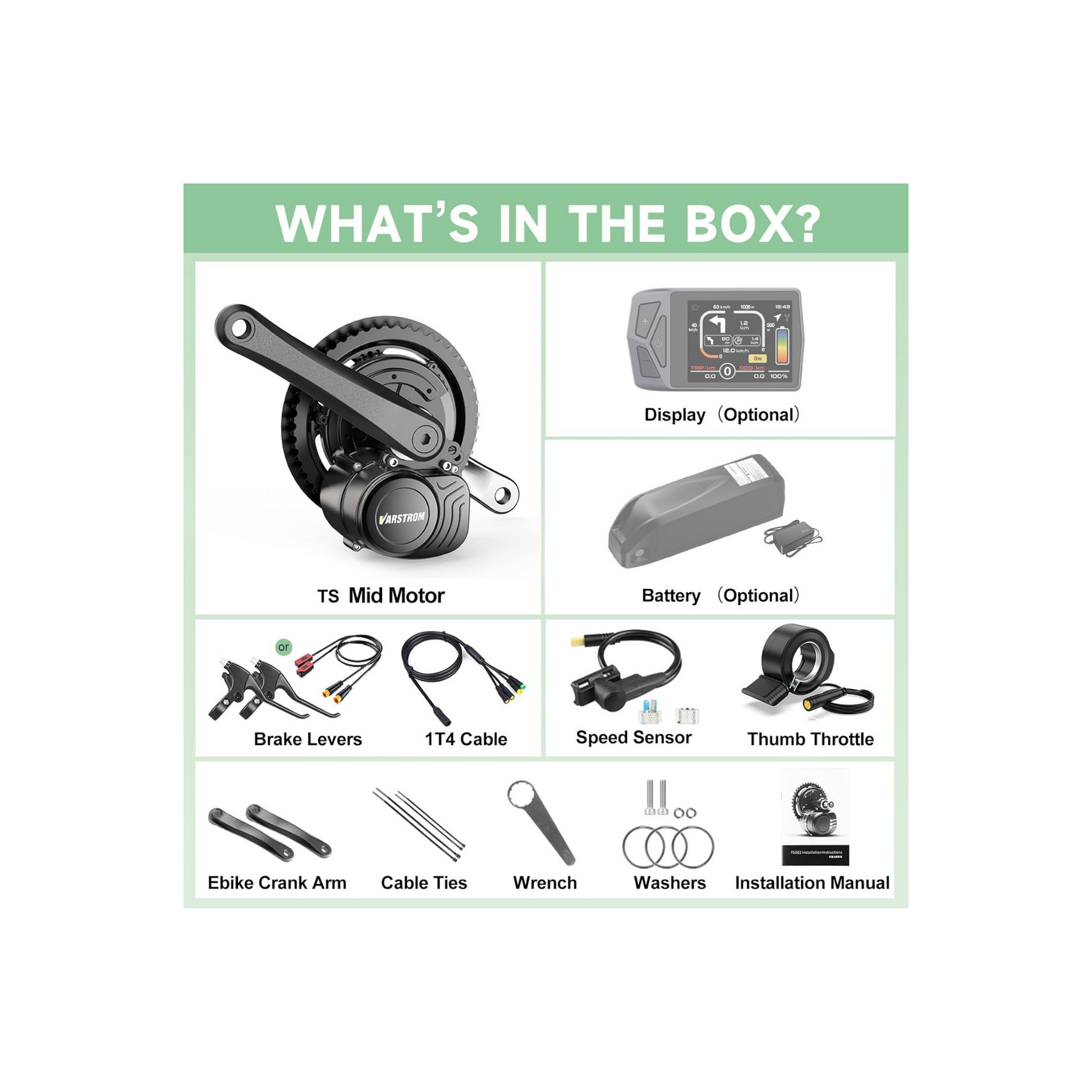 Varstrom TSDZ2B 36V250W-4