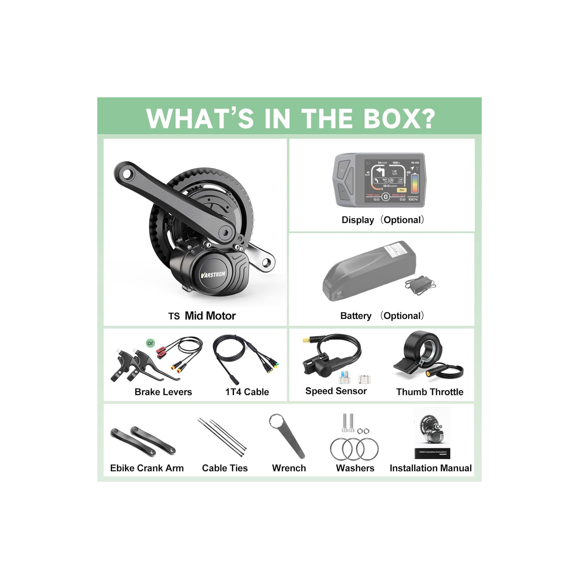 Varstrom TSDZ2B 36V250W-4
