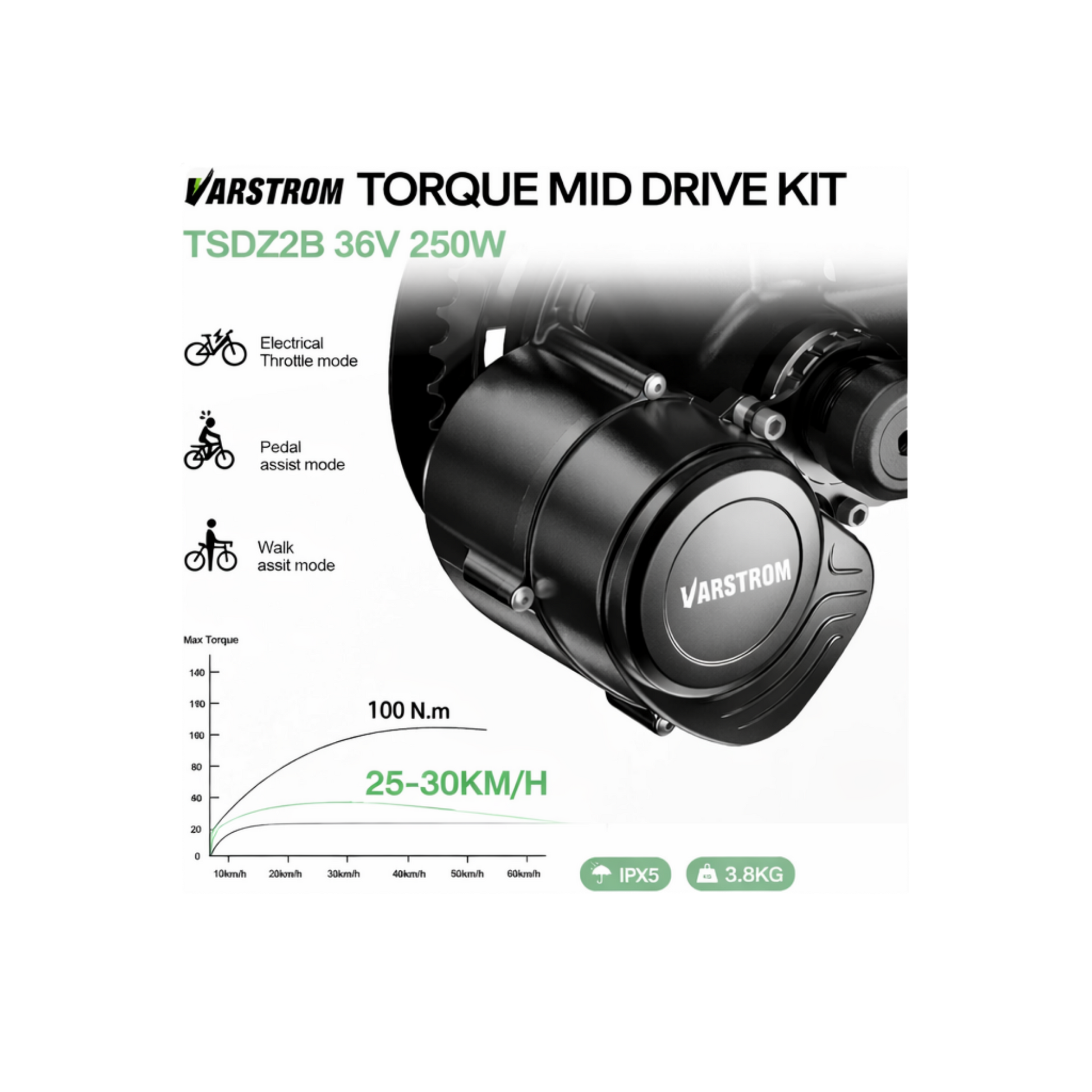 Varstrom TSDZ2B 36V250W-3
