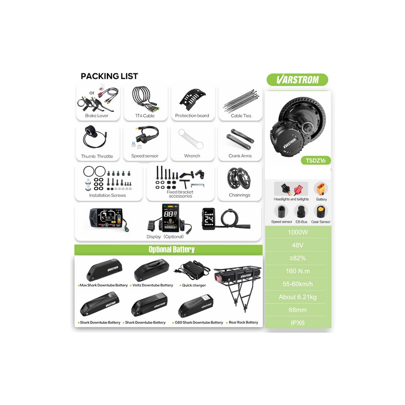 Varstrom TSDZ16 48V1000W-6