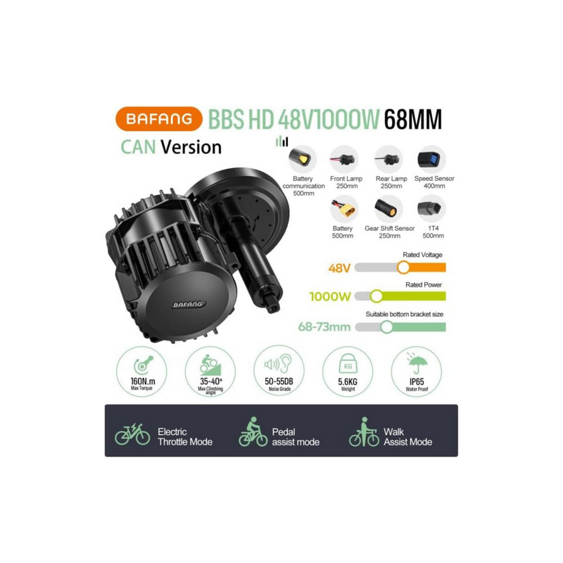 Bafang BBS02B 48V/52V 1000W-3