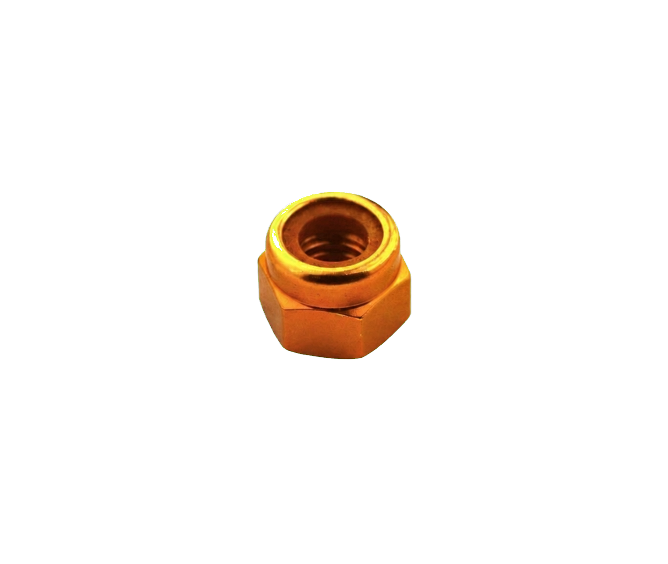 M6 seat fitting hardware on transparent background