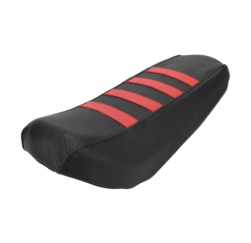 Red Sur-Ron seat cover on transparent background